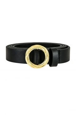 L'Academie Amiyah Belt In Black -L Academie Shop LCDE WA9 V3