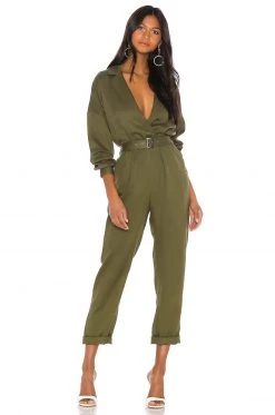 L'Academie Reed Jumpsuit In Green -L Academie Shop LCDE WC27 V4