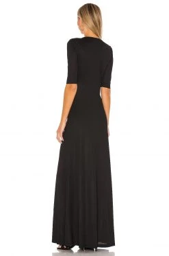 L'Academie The Esperanza Maxi Dress In Black -L Academie Shop LCDE WD375 V4