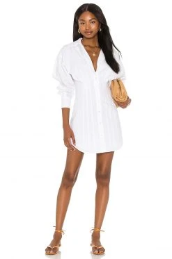 L'Academie The Ismene Mini Dress In White