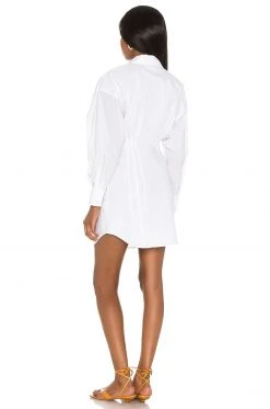 L'Academie The Ismene Mini Dress In White -L Academie Shop LCDE WD500 V3