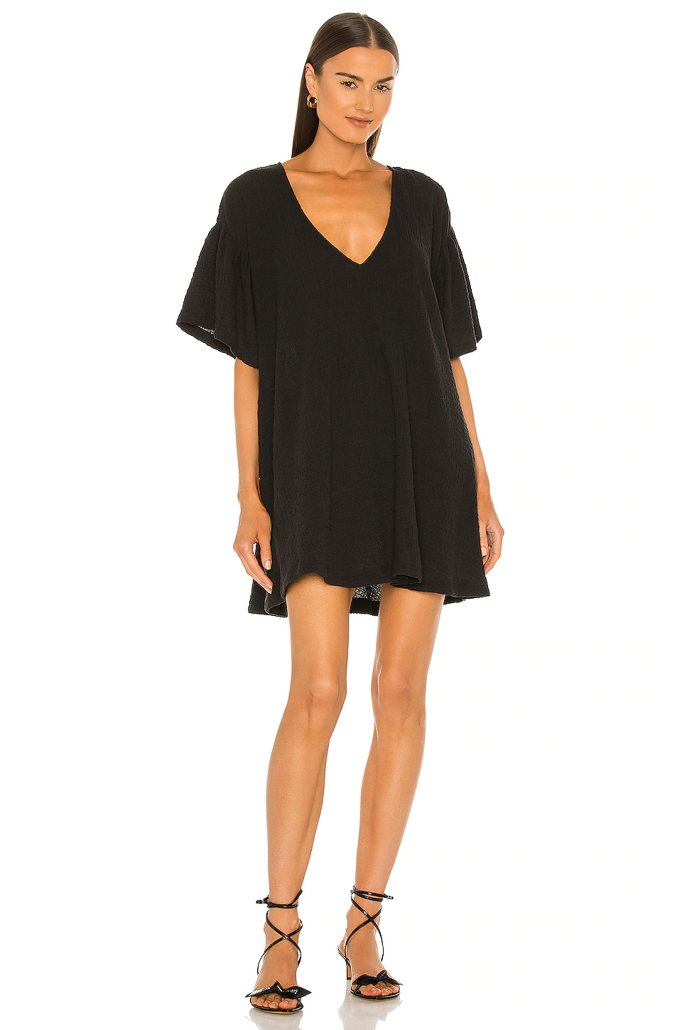 L'Academie The Marva Mini Dress In Black