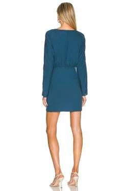 L'Academie The Lorriana Mini Dress In Navy Blue -L Academie Shop LCDE WD542 V3