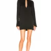 L'Academie Juniper Mini Dress In Black