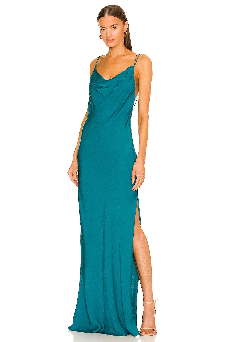 Olena Dress in Turquoise L'Academie Olena Dress In Turquoise -L Academie Shop LCDE WD593 V2