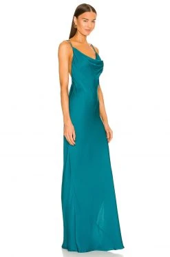 L'Academie Olena Dress In Turquoise 2 L'Academie Olena Dress In Turquoise -L Academie Shop LCDE WD593 V3