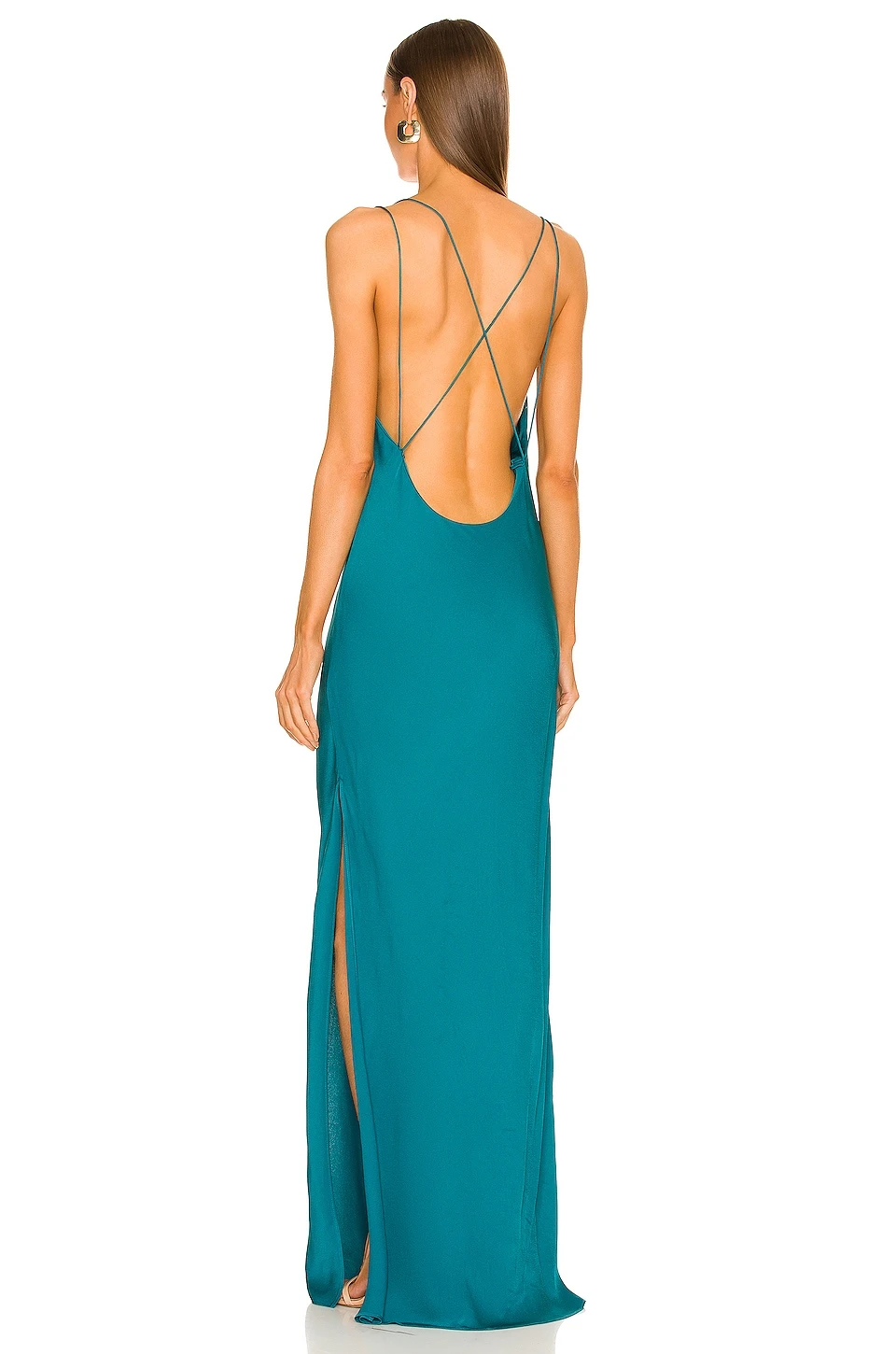 Olena Dress in Turquoise L'Academie Olena Dress In Turquoise -L Academie Shop LCDE WD593 V4
