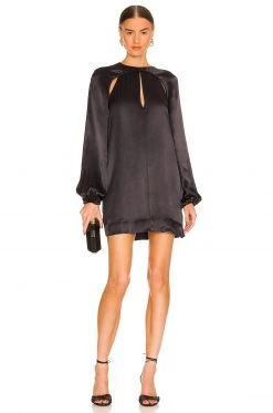 L'Academie Alana Mini Dress In Black