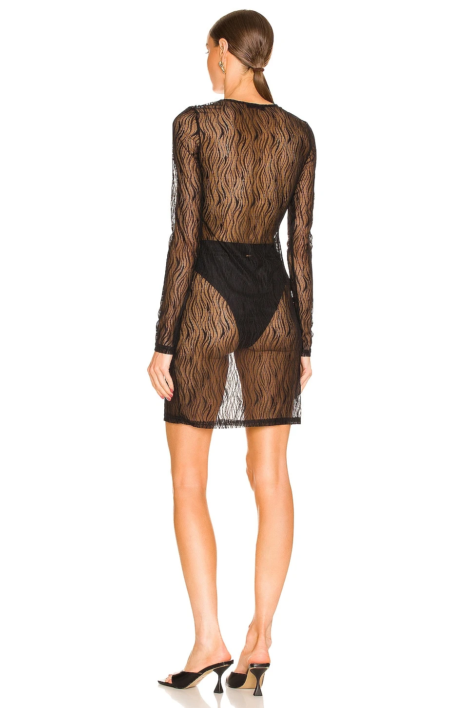 L'Academie Tru Mini Dress In Black 3 L'Academie Tru Mini Dress In Black - Image 3