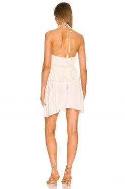 L'Academie Delphi Mini Dress In Bone White -L Academie Shop LCDE WD604 V3