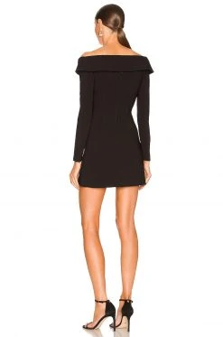 L'Academie Indra Mini Dress In Black 2 L'Academie Indra Mini Dress In Black -L Academie Shop LCDE WD605 V3