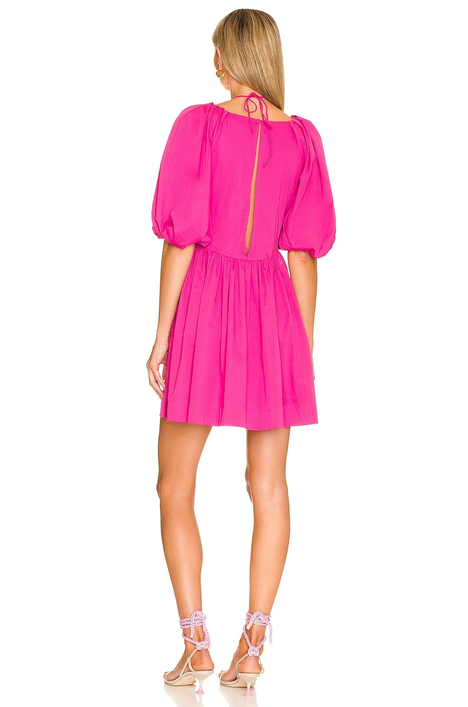 L'Academie Ilana Mini Dress In Fuschia Pink 3 L'Academie Ilana Mini Dress In Fuschia Pink - Image 3