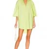 L'Academie Willacy Mini Dress In Lime Green