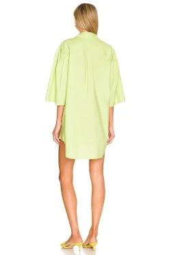 L'Academie Willacy Mini Dress In Lime Green 2 L'Academie Willacy Mini Dress In Lime Green -L Academie Shop LCDE WD612 V3