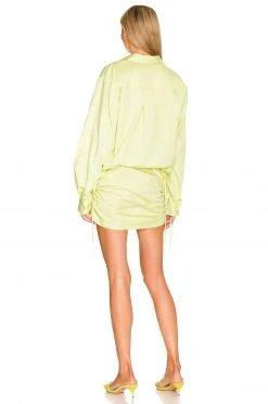 L'Academie The Keem Mini Dress In Cornsilk 2 L'Academie The Keem Mini Dress In Cornsilk -L Academie Shop LCDE WD613 V3