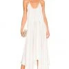 L'Academie Odessa Midi Dress In White