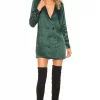 L'Academie The Cadet Dress In Emerald