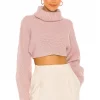 L'Academie Maven Crop In Mauve