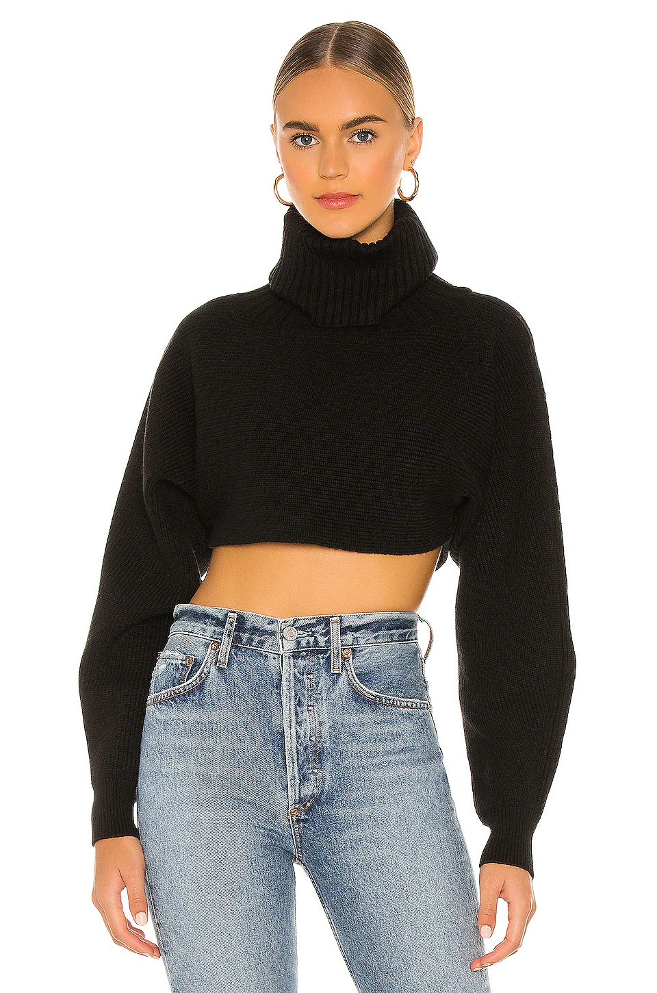 L'Academie Maven Crop In Black