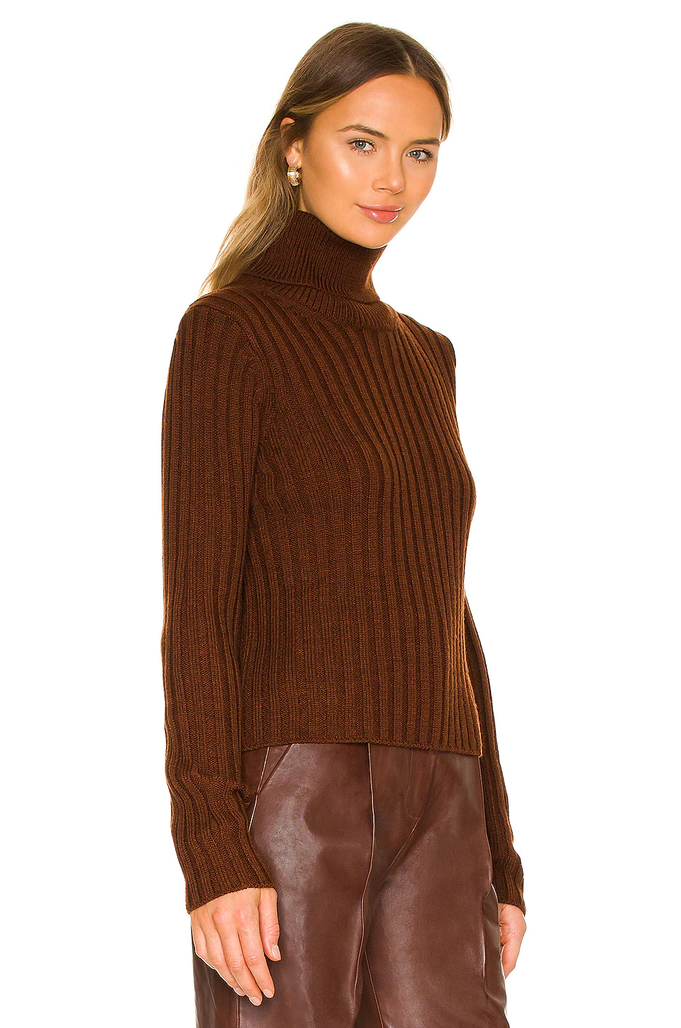 L'Academie Jasper Turtleneck In Brown 3 L'Academie Jasper Turtleneck In Brown - Image 3