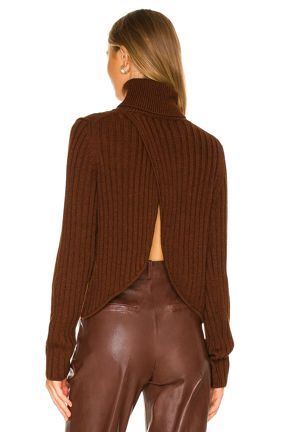 L'Academie Jasper Turtleneck In Brown 4 L'Academie Jasper Turtleneck In Brown - Image 4