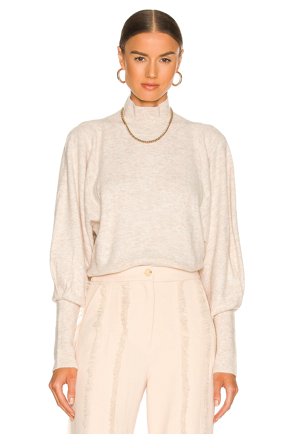 L'Academie Edmund Turtleneck In Oatmeal