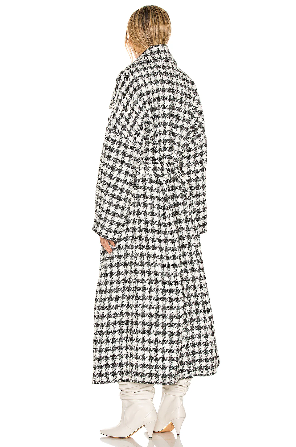 L'Academie The Celena Coat In Black & Ivory 4 L'Academie The Celena Coat In Black & Ivory - Image 4