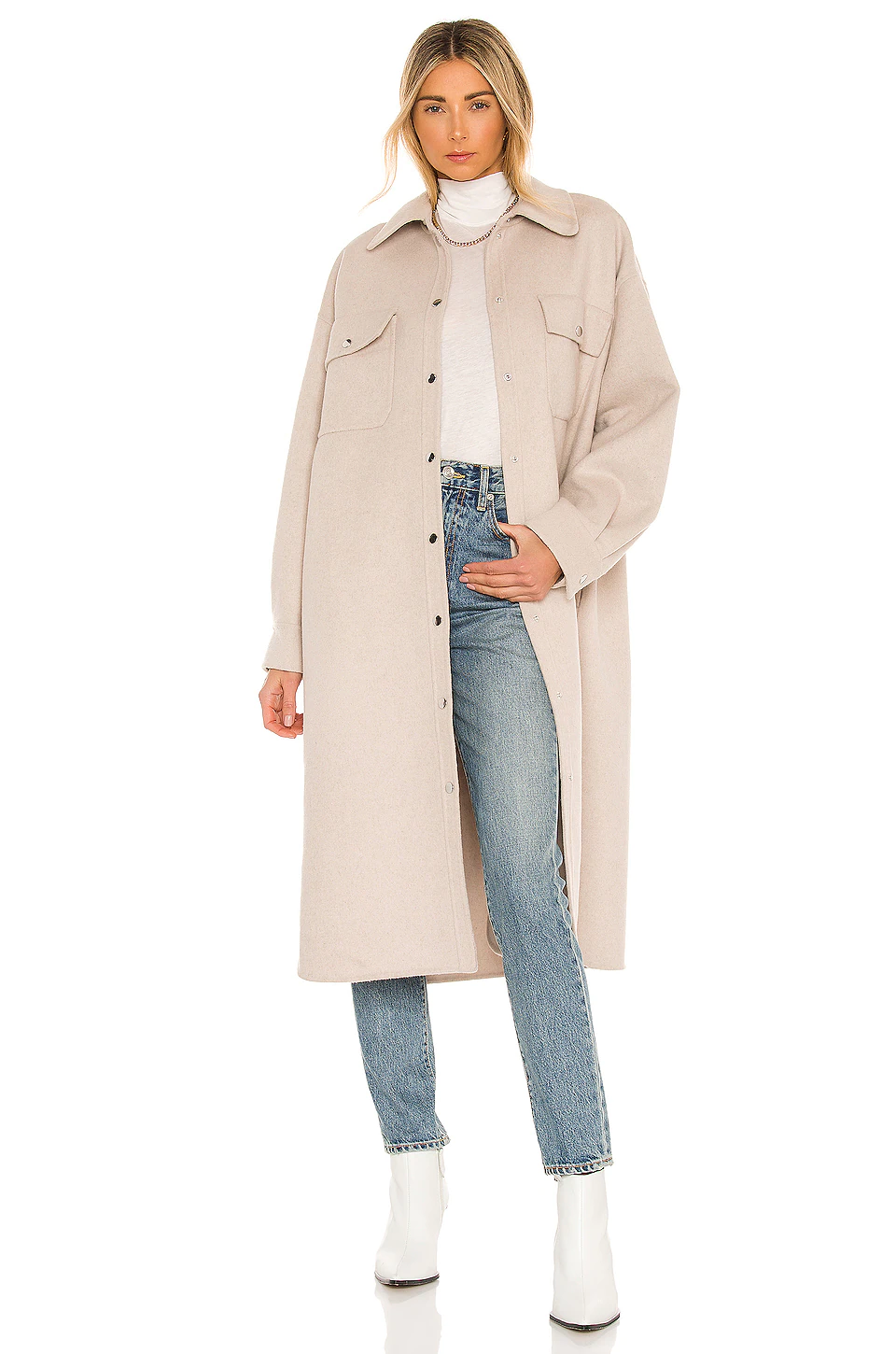 L'Academie Isabel Shacket In Beige