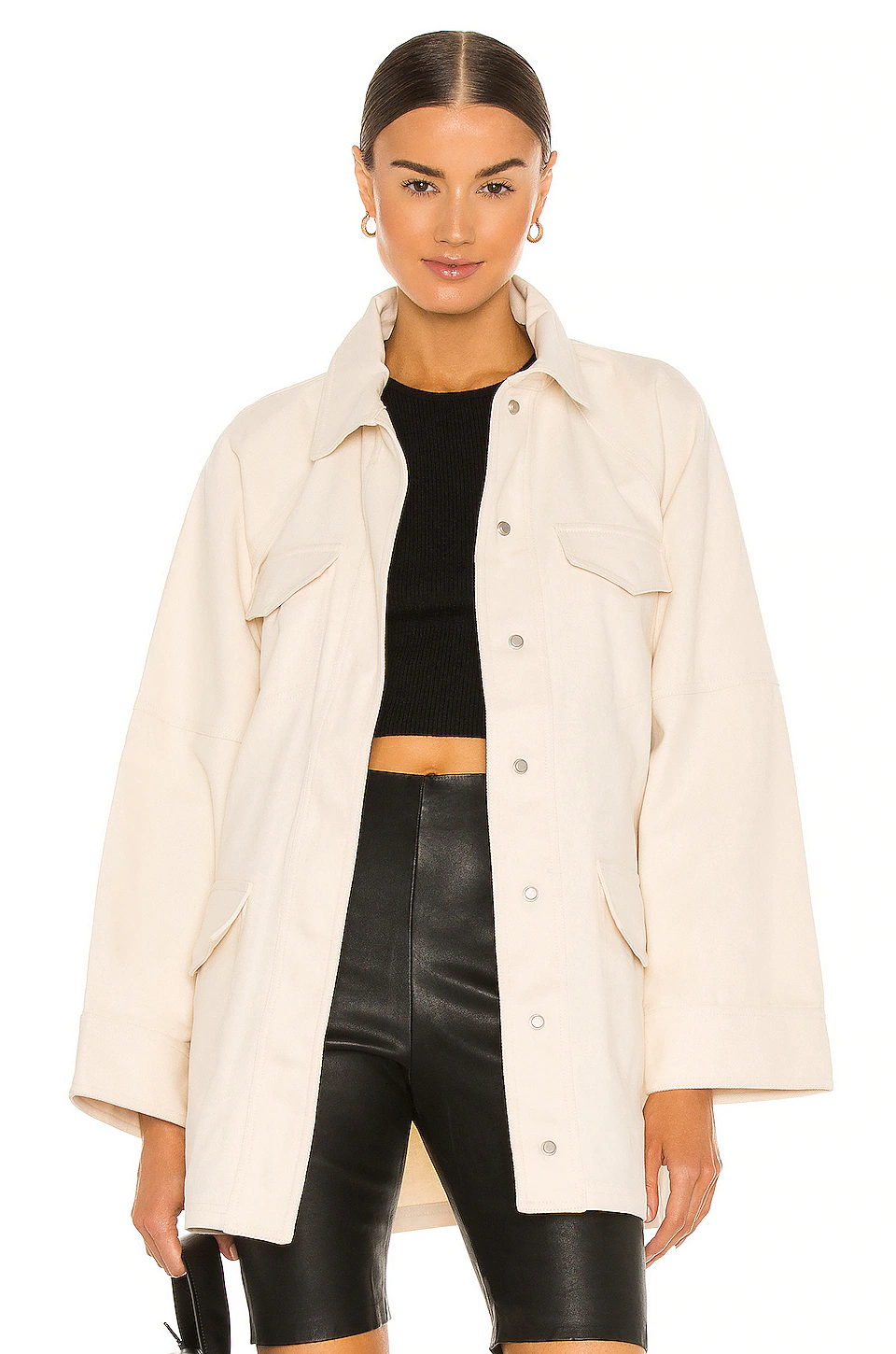 L'Academie The Camillei Jacket In Ivory