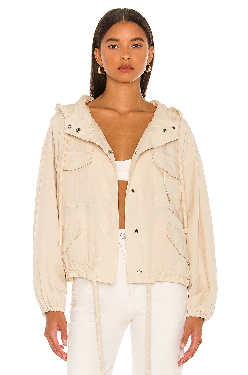L'Academie Seanice Jacket In Khaki
