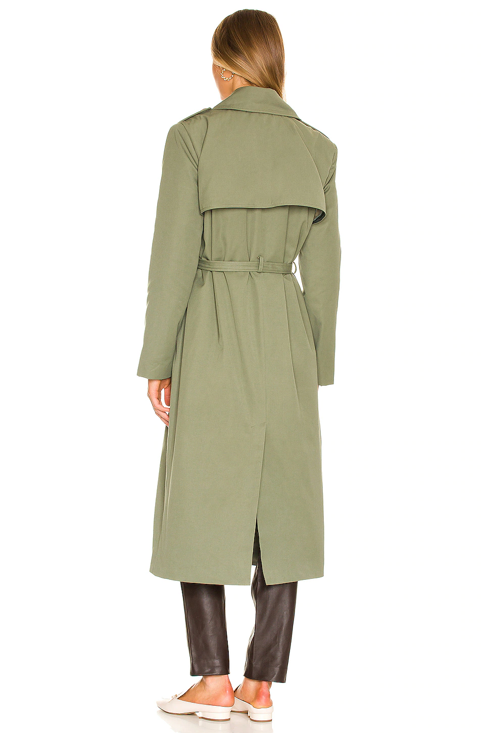 Olenna Trench in Forest Green L'Academie Olenna Trench In Forest Green -L Academie Shop LCDE WO149 V4
