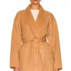 L'Academie The Allyson Coat In Brown