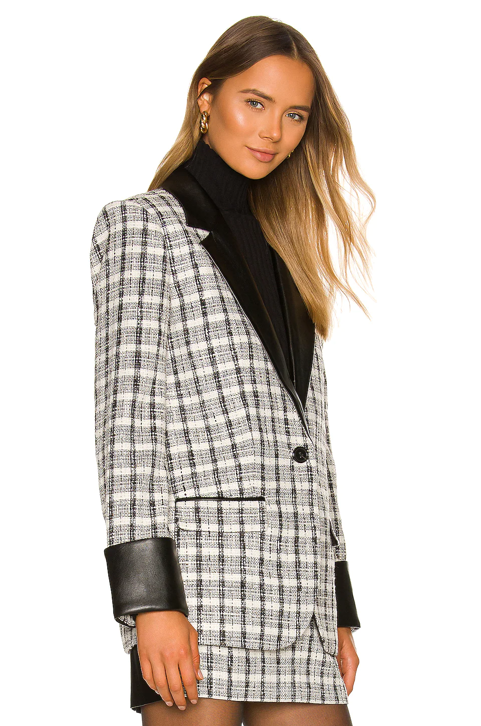 Priscilla Blazer in Black and White L'Academie Priscilla Blazer In Black And White -L Academie Shop LCDE WO152 V3