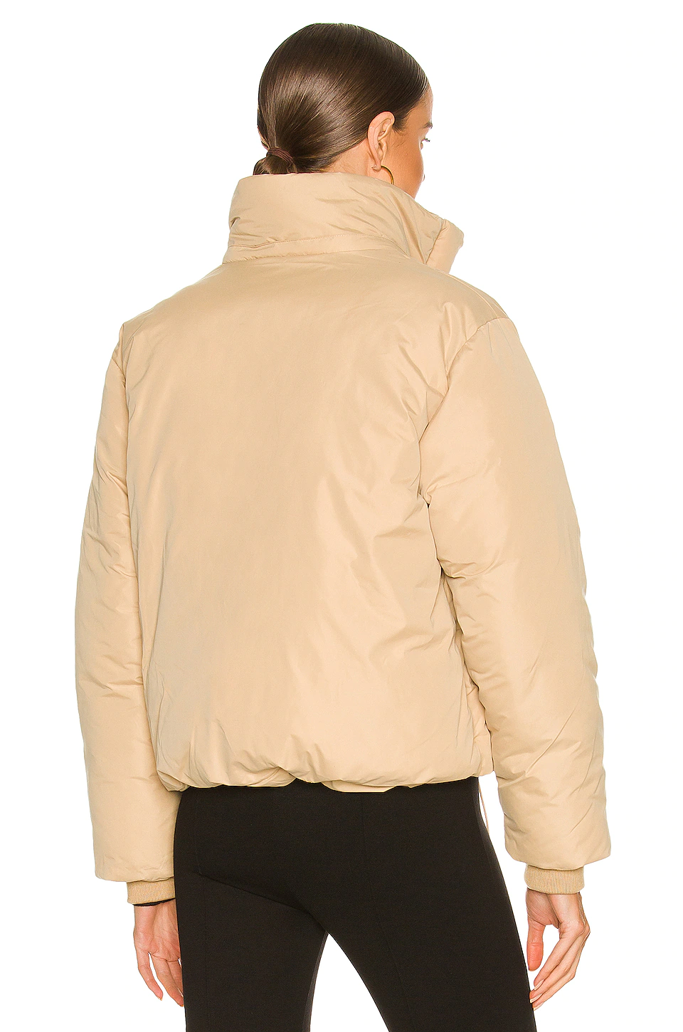 L'Academie Braxton Puffer Jacket In Khaki 5 L'Academie Braxton Puffer Jacket In Khaki - Image 5