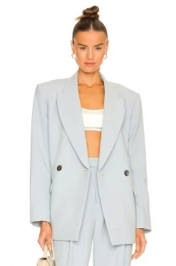 L'Academie Kaya Blazer In Light Blue