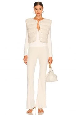 L'Academie The Dre Vest In Latte -L Academie Shop LCDE WO165 V4