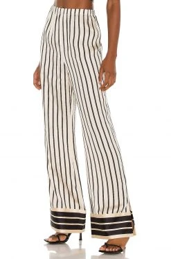 L'Academie The Rosie Pant In Multi Stripe
