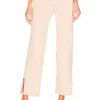 L'Academie Kaden Knit Pants In Nude