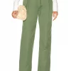 L'Academie Zaria Pant In Forest Green