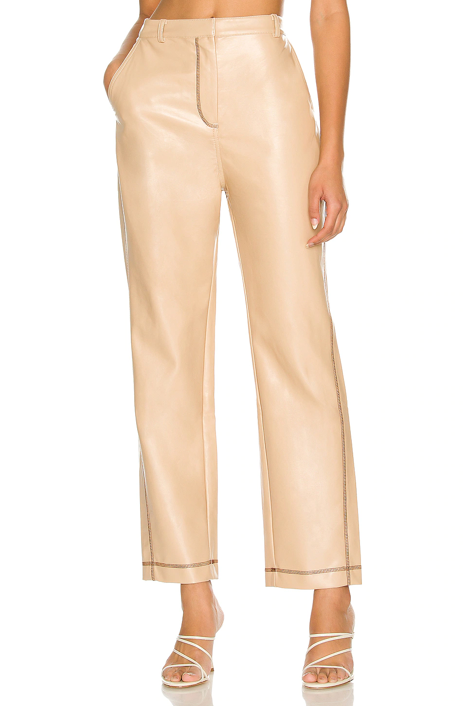 L'Academie Olenna Pant In Beige