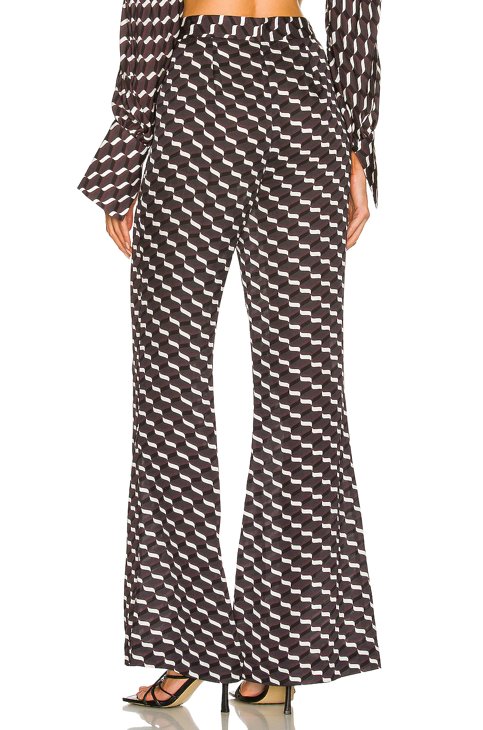 L'Academie Illia Pant In Brown Multi 3 L'Academie Illia Pant In Brown Multi - Image 3