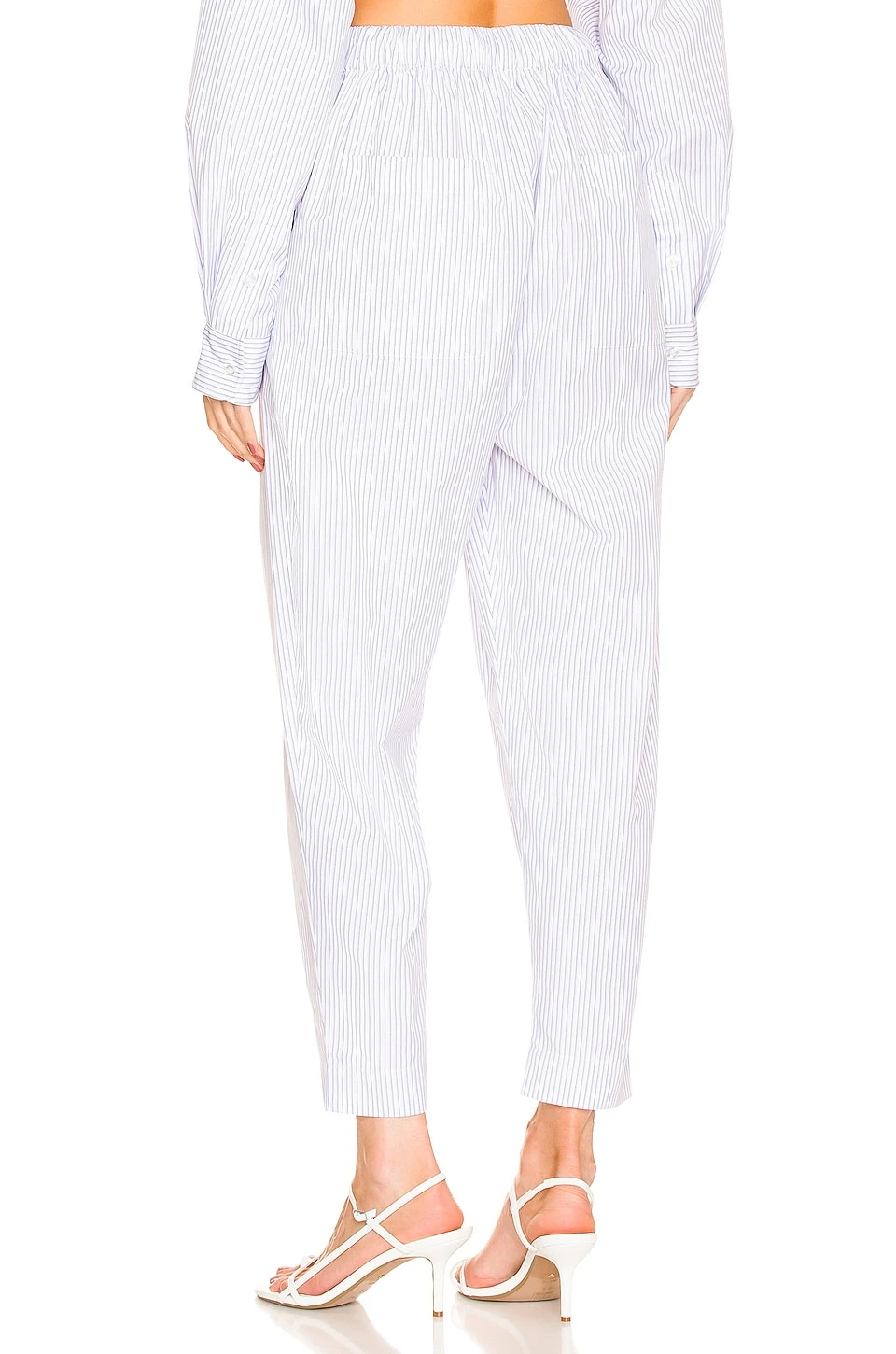 L'Academie Holly Pants In Blue & White Stripe 3 L'Academie Holly Pants In Blue & White Stripe - Image 3