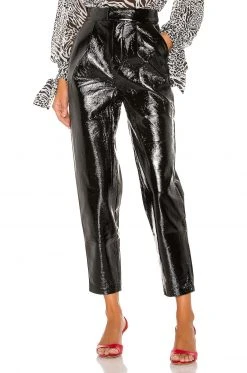 L'Academie The Arielle Pant In Black