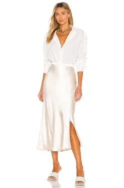 L'Academie Magda Skirt In Ivory -L Academie Shop LCDE WQ77 V5