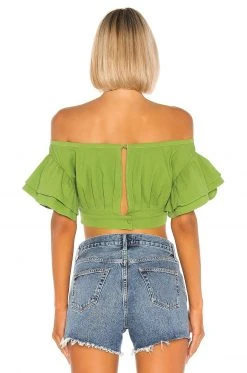 L'Academie The Claude Top In Moss -L Academie Shop LCDE WS510 V3