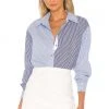 L'Academie The Blaise Top In Blue & White