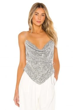 L'Academie The Mazarine Top In Silver
