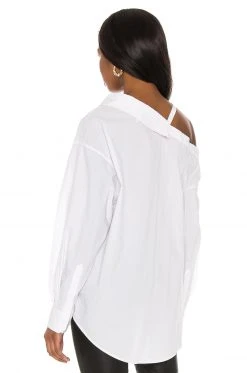 L'Academie Off Shoulder Blouse In White -L Academie Shop LCDE WS704 V3