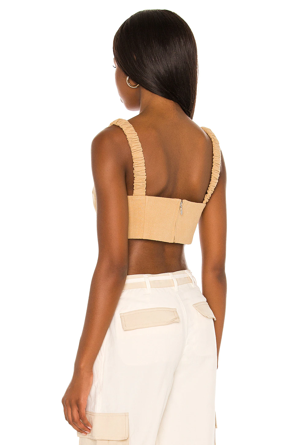 L'Academie Ella Top In Tan 3 L'Academie Ella Top In Tan - Image 3