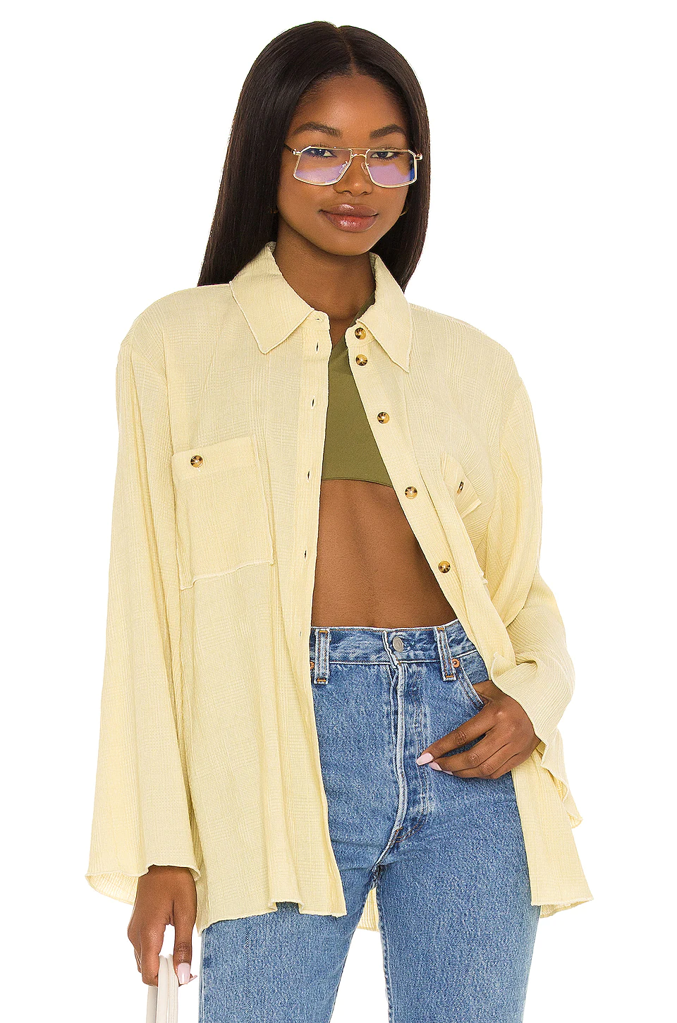 L'Academie Nikola Top In Ecru